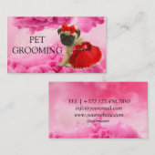 Dierenverzorging Pet Grooming Spa Salon Puppy Visitekaartje (Voorkant / Achterkant)