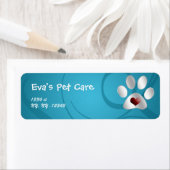 dierenverzorging Retouradreslabel Etiket (Insitu)