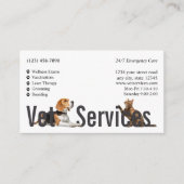 dierenverzorgingskliniek visitekaartje (Voorkant)