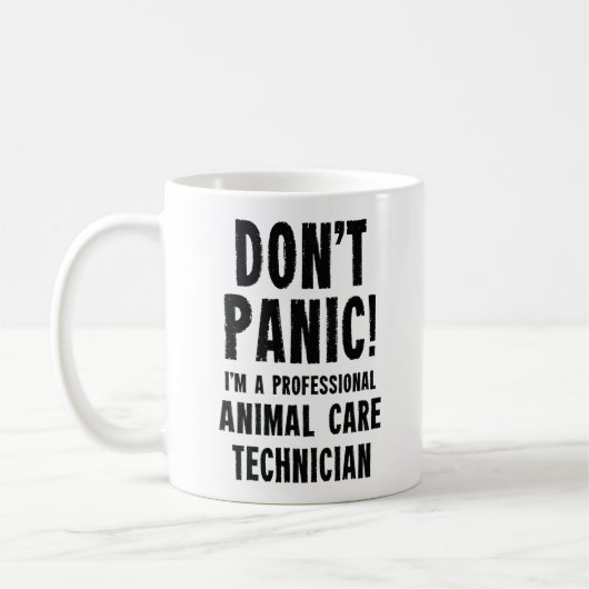 dierenverzorgingstechnicus koffiemok (Links)
