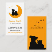 Dierenverzorgingstehuis Sitter Veterinarian visite Visitekaartje (Voorkant / Achterkant)