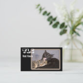 Dierenverzorgingsvak Broederlijk Liefde Foto Visitekaartje (Staand voorkant)