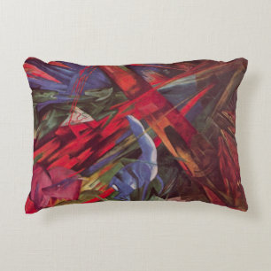 Dierenvesten van Franz Marc,  Cubistische kunst Accent Kussen