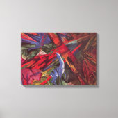 Dierenvesten van Franz Marc,  Cubistische kunst Canvas Afdruk (Voorkant)