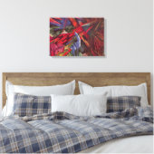 Dierenvesten van Franz Marc,  Cubistische kunst Canvas Afdruk (Insitu (Slaapkamer))