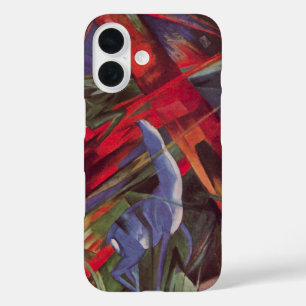 Dierenvesten van Franz Marc,  Cubistische kunst iPhone 16 Hoesje