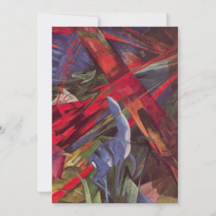 Dierenvesten van Franz Marc,  Cubistische kunst Kaart