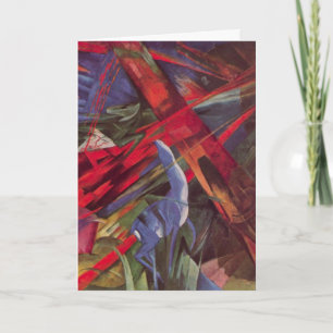 Dierenvesten van Franz Marc,  Cubistische kunst Kaart