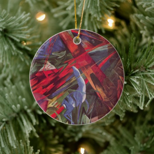 Dierenvesten van Franz Marc,  Cubistische kunst Keramisch Ornament (Boom)