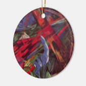 Dierenvesten van Franz Marc,  Cubistische kunst Keramisch Ornament (Links)