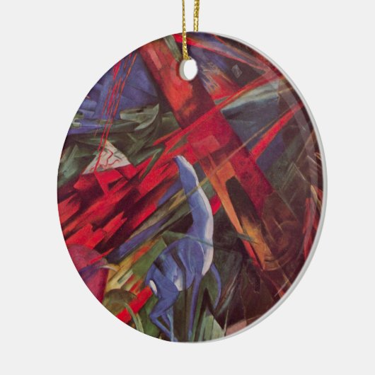 Dierenvesten van Franz Marc,  Cubistische kunst Keramisch Ornament (Links)