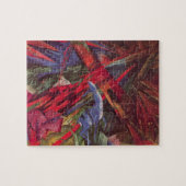 Dierenvesten van Franz Marc,  Cubistische kunst Legpuzzel (Horizontaal)
