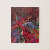 Dierenvesten van Franz Marc,  Cubistische kunst Legpuzzel (Verticaal)
