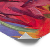 Dierenvesten van Franz Marc,  Cubistische kunst Poster (Hoek)