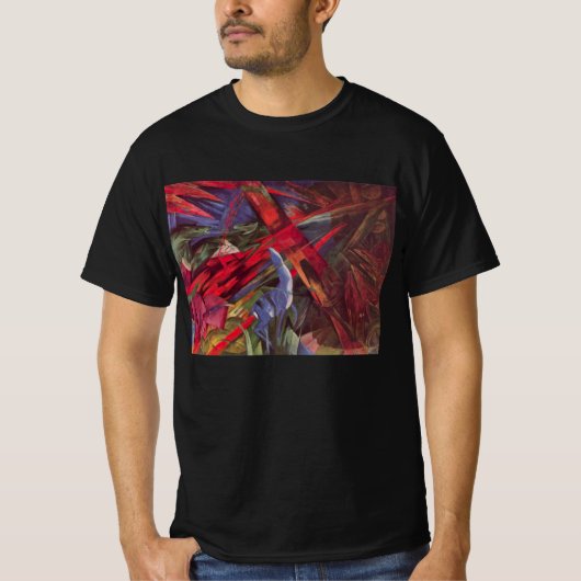 Dierenvesten van Franz Marc,  Cubistische kunst T-shirt (Voorkant)