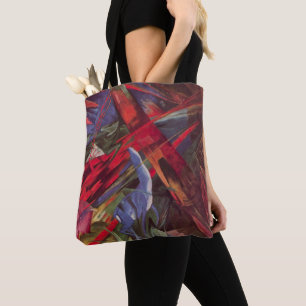 Dierenvesten van Franz Marc,  Cubistische kunst Tote Bag