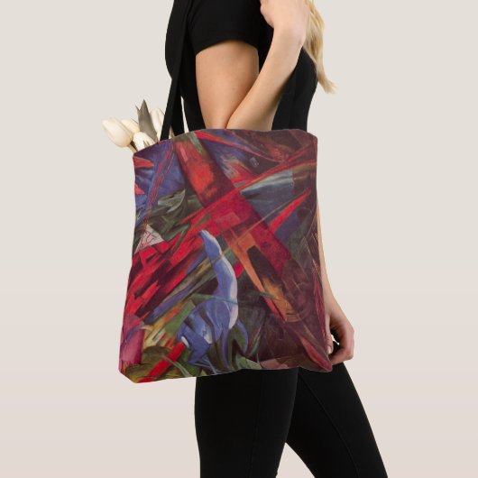 Dierenvesten van Franz Marc, Cubistische kunst Tote Bag (Dichtbij)