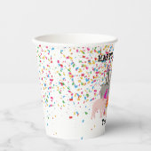 Dierenvesting - Dieren op Birthday Party Banne Papieren Bekers (Voorkant)