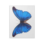 Dierenvlinder Insect Natuur Morpho Blue Post-it Notitieblok (Linkerzijde)