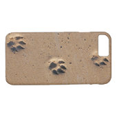 Dierenvoetafdrukken in het zand Case-Mate iPhone case (Achterkant (Horizontaal))