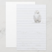 Dierenvogel Snowy Owl die naar me kijkt Briefpapier (Voorkant / Achterkant)
