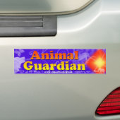 Dierenvoogd Bumpersticker (Op auto)