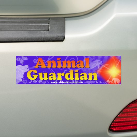 Dierenvoogd Bumpersticker (Op auto)