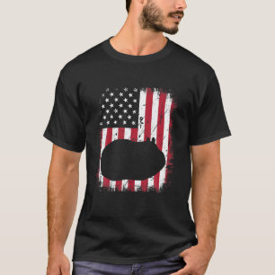 Dierenvriend  - amerikaanse vlag 4 juli jl . t-shirt