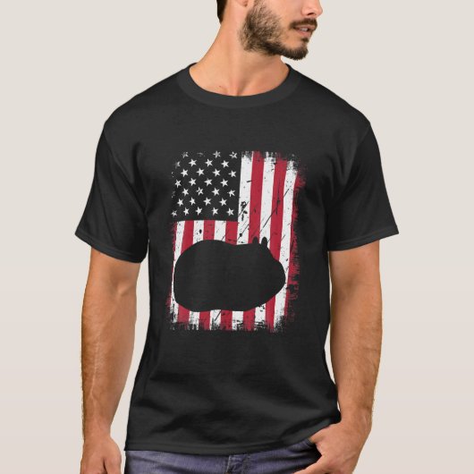 Dierenvriend  - amerikaanse vlag 4 juli jl . t-shirt (Voorkant)
