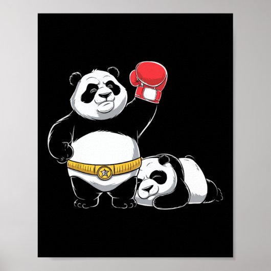 Dierenvriend Boxing Match Sport Fighting Boxer 3 Poster (Voorkant)