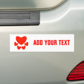 dierenvriend bumpersticker (Op auto)