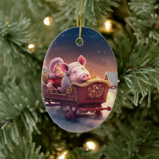 Dierenvriend cadeau, Boerderij liefhebber cadeau,  Keramisch Ornament