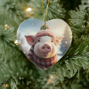 Dierenvriend cadeau, Boerderij liefhebber cadeau, Keramisch Ornament