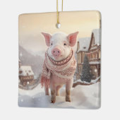 Dierenvriend cadeau, Boerderij liefhebber cadeau,  Keramisch Ornament (Links)