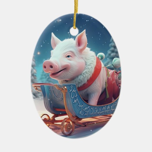 Dierenvriend cadeau, Boerderij liefhebber cadeau,  Keramisch Ornament (Voorkant)