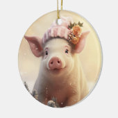 Dierenvriend cadeau, Boerderij liefhebber cadeau,  Keramisch Ornament (Links)