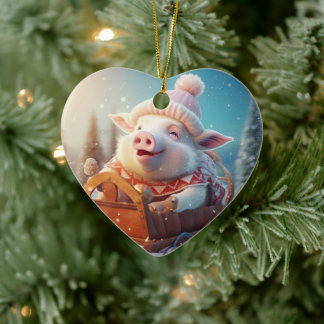 Dierenvriend cadeau, Boerderij liefhebber cadeau,  Keramisch Ornament