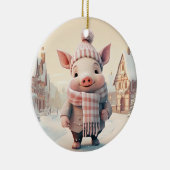 Dierenvriend cadeau, Boerderij liefhebber cadeau,  Keramisch Ornament (Rechts)