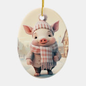 Dierenvriend cadeau, Boerderij liefhebber cadeau,  Keramisch Ornament (Voorkant)