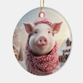 Dierenvriend cadeau, Boerderij liefhebber cadeau,  Keramisch Ornament (Links)