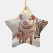 Dierenvriend cadeau, Boerderij liefhebber cadeau, Keramisch Ornament (Voorkant)