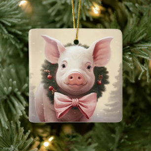 Dierenvriend cadeau, Boerderij liefhebber cadeau, Keramisch Ornament