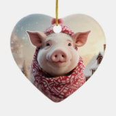 Dierenvriend cadeau, Boerderij liefhebber cadeau,  Keramisch Ornament (Achterkant)