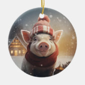 Dierenvriend cadeau, Boerderij liefhebber cadeau,  Keramisch Ornament (Voorkant)