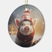 Dierenvriend cadeau, Boerderij liefhebber cadeau,  Keramisch Ornament (Links)