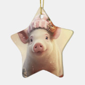 Dierenvriend cadeau, Boerderij liefhebber cadeau, Keramisch Ornament (Links)