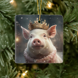 Dierenvriend cadeau, Boerderij liefhebber cadeau, Keramisch Ornament