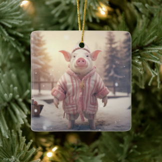 Dierenvriend cadeau, Boerderij liefhebber cadeau,  Keramisch Ornament