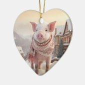 Dierenvriend cadeau, Boerderij liefhebber cadeau,  Keramisch Ornament (Links)