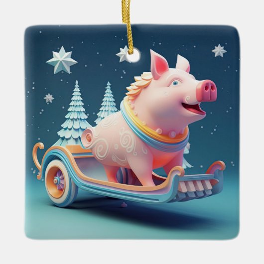 Dierenvriend cadeau, Boerderij liefhebber cadeau,  Keramisch Ornament (Voorkant)